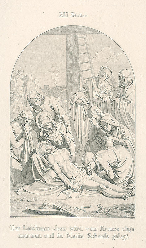 Josef Skála, Josef Führich – Sňatie tela z kríža