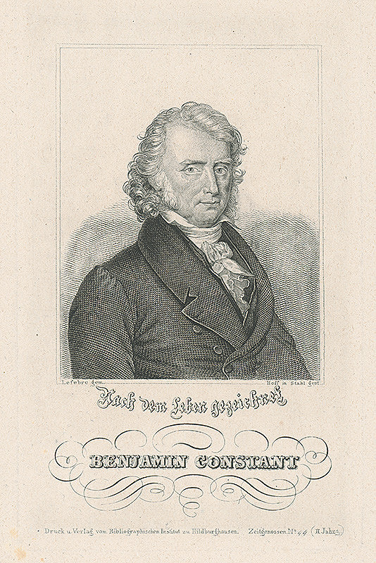 Hoff, Robert Lefèvre – Podobizeň Benjamina Constanta