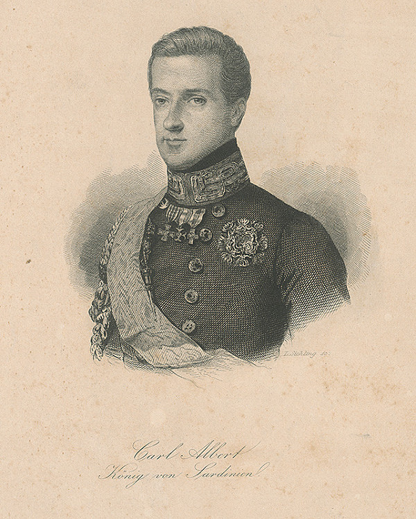 Lazarus Gottlieb Sichling – Kráľ Karol Albert zo Sardinie
