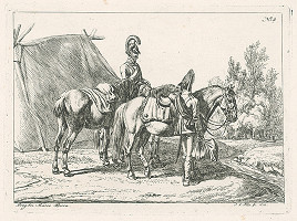 Johann Adam Klein – Vojenská scéna 