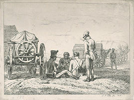 Johann Adam Klein – Vojenský výjav 