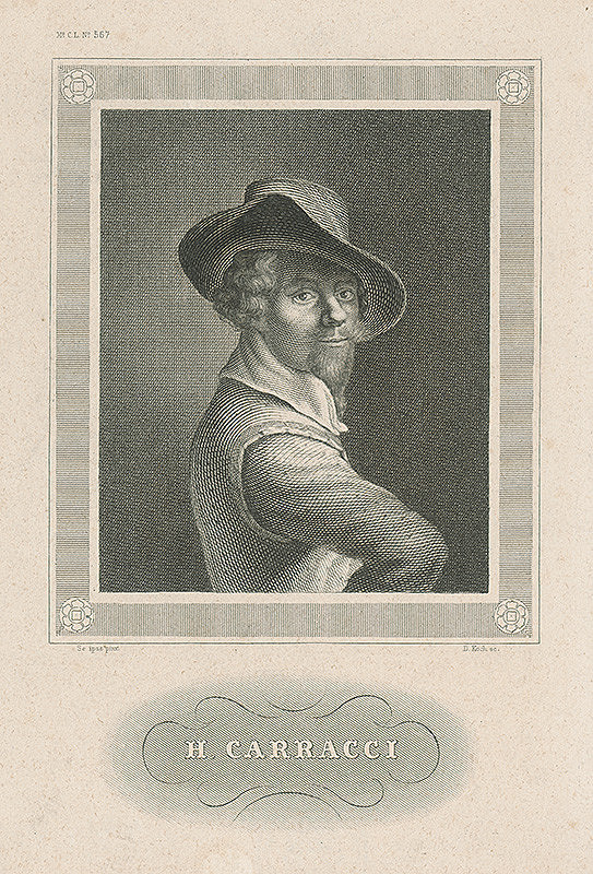 D. Koch – Podobizeň A.Carracciho 