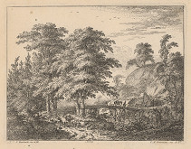 Jacob Friedrich – Krajina s mostíkom 