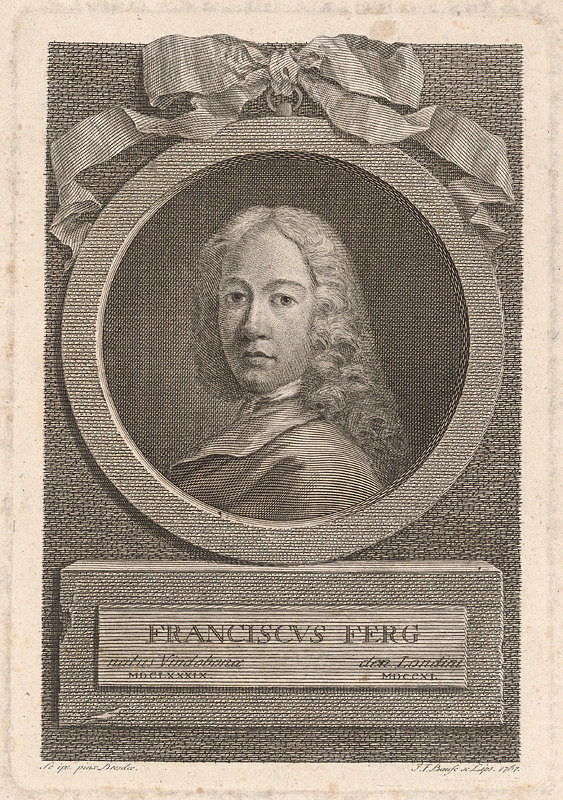 Johann Friedrich Bause – Portrét Franza Ferga 