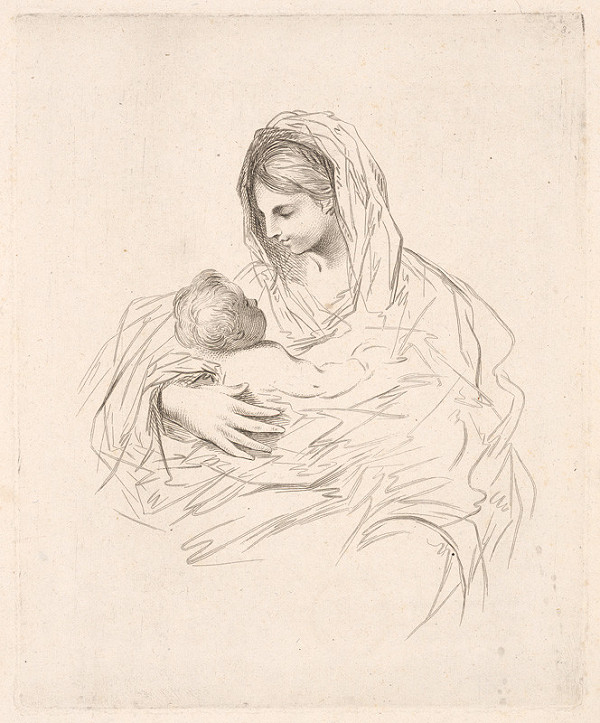 Adam von Bartsch – Madona 