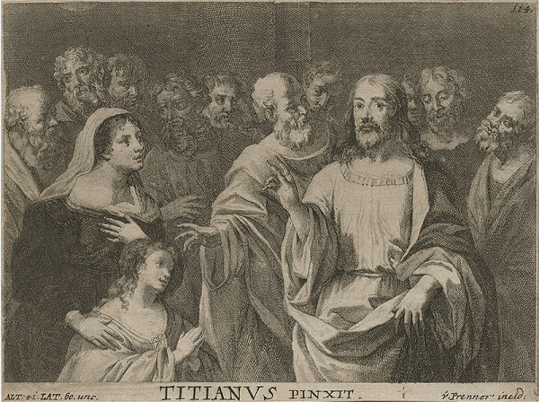 Anton Joseph von Prenner, Titian – Kristus s apoštolmi