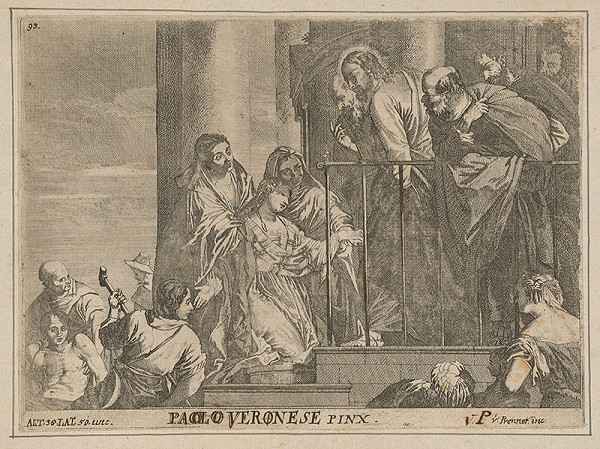 Anton Joseph von Prenner – Kristus uzdravuje dcéru Jairovu