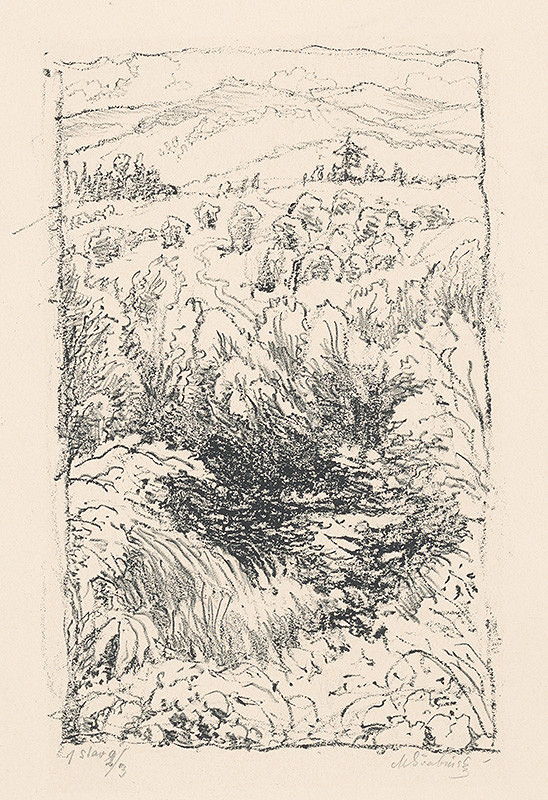 Max Švabinský – Studnička 