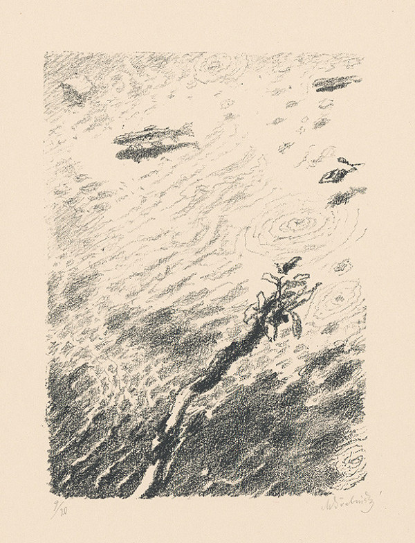 Max Švabinský – Pstruh 