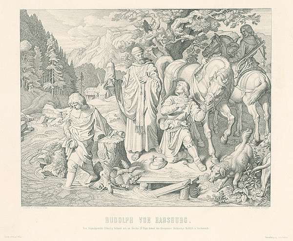 Alois Petrák, Josef Führich – Rudolf Habsburgský 