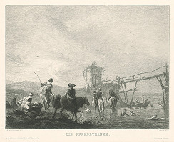 Gustave Greux, Philips Wouwerman – Napájanie koní 