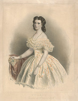 Fritz Kriehuber – Podobizeň rakúskej cisárovny Alžbety 