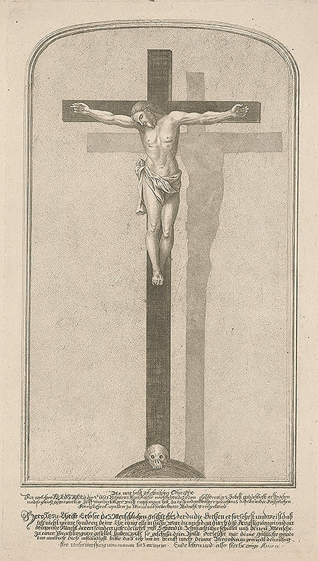 Neznámy rytec z 19. storočia – Kristus na kríži