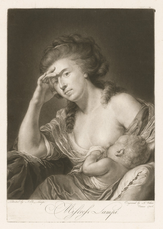 Nikolaus Rhein, Johann Baptiste Lampi – Podobizeň umelcovej manželky - Mistress Lampi