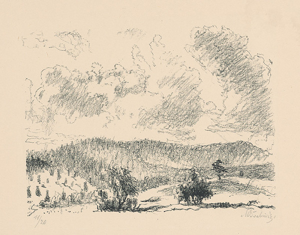 Max Švabinský – Pravé poludnie na Muránskej planine 