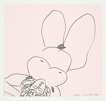 Andrej Barčík – Ležiaca s rukami za hlavou 