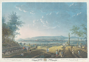 Eduard Gurk, Johann Hofbauer – Pohľad na Pešť a Budín 