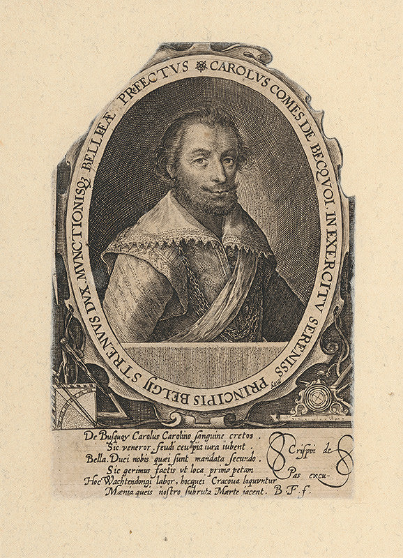 Maarten de Vos st., Crispijn de Passe st. – CAROLUS COMES DE BECQVOI 