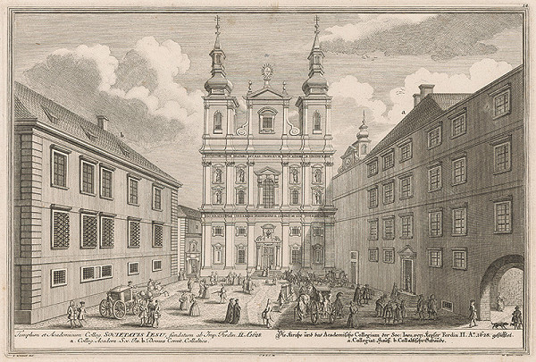 Salomon Kleiner, Hieronymus Sperling – Univerzitný - jezuitský kostol vo Viedni
