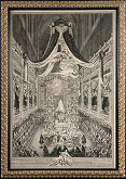 Charles-Nicolas Cochin ml. – Pohrebná slávnosť zosnulej Alžbety Terézie Lotrinskej v Kostole Notre Dame v Paríži dňa 22. septembra 1741. 