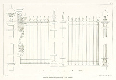 A. Normand – Návrh na mreže pre pamätník de la Madeleine 