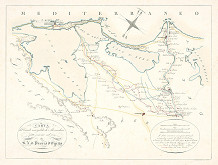 Girolamo Segato – Navigačná mapa 