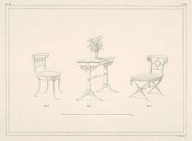 Neznámy autor – Návrh na nábytok 