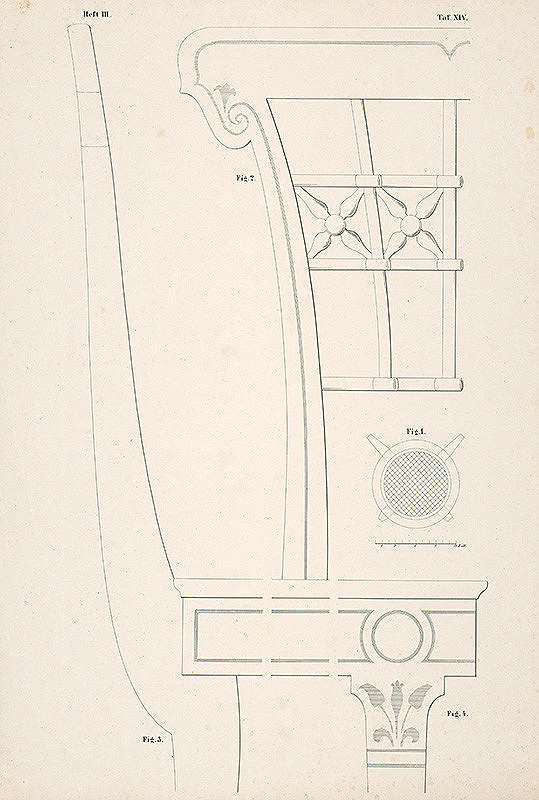 Neznámy autor – Návrh na nábytok 