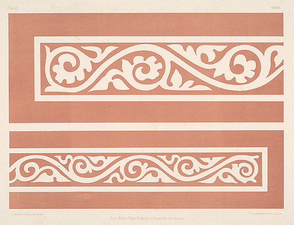 J. Lehnhardt – Návrh na ornament z Kostola sv. Mária Maggiore v Toscanella 