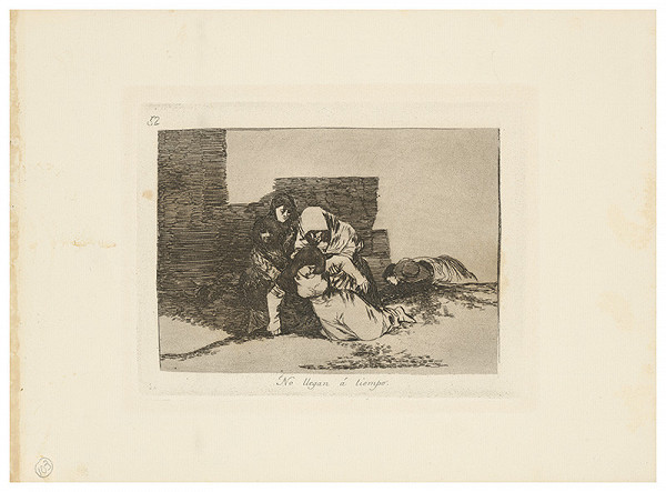 Francisco Goya – No Ilegan á tiempo