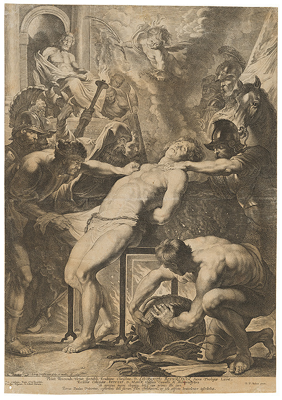 Lucas Vorsterman, Peter Paul Rubens – Umučenie sv. Vavrinca