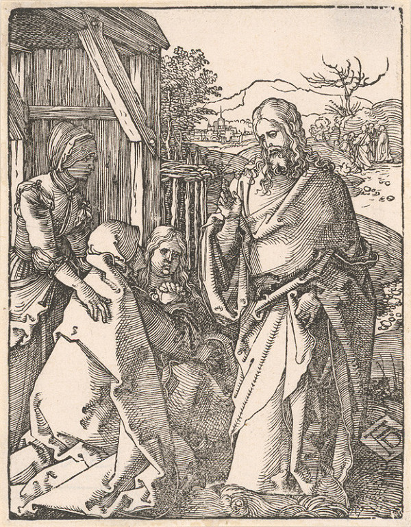Albrecht Dürer – Rozlúčka Krista s matkou