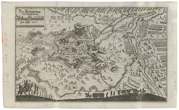 Neznámy grafik – Obliehanie Nových Zámkov v roku 1685