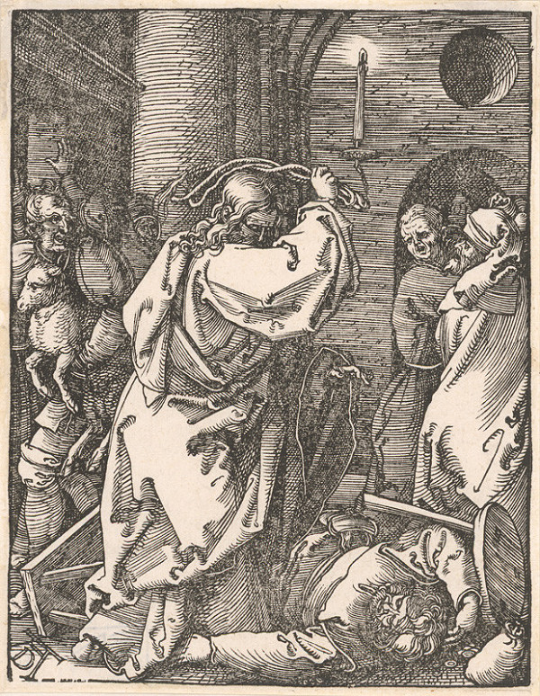 Albrecht Dürer – Vyhnanie kupcov z chrámu