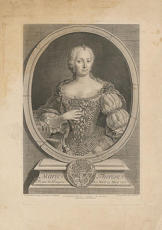 Martin de Meytens, Gilles Edme Petit – Mária Terézia v korunovačnom odeve