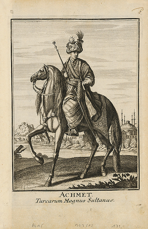 Neznámy grafik – Sultán Ahmed 
