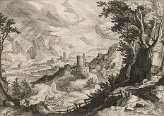 Paul Bril, Justus Sadeler – Krajina s búrkou 