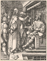 Albrecht Dürer – Kristus pred Herodesom 