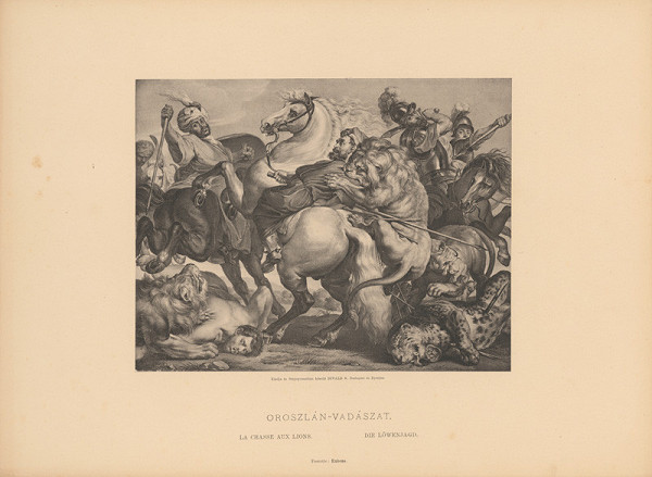 Karol Divald – Peter Paul Rubens: Lov na levy