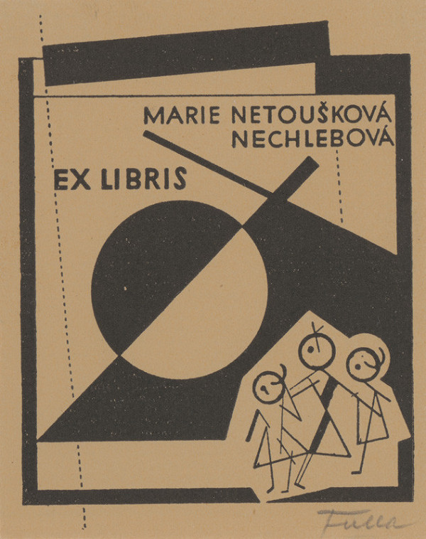 Ľudovít Fulla – Ex libris Marie Netoušková-Nechlebová