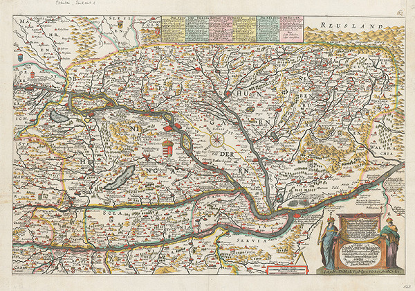 Jacob von Sandrart – Mapa Uhorska