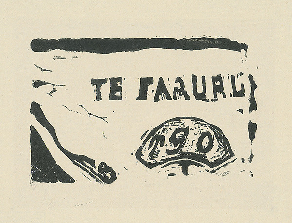 Paul Gauguin – Fragment drevorezu 