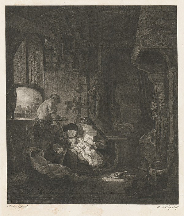 Johann Jakob Frey, Rembrandt van Rijn – Svätá rodina