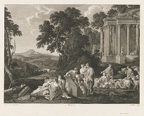 Pierre Antoine Marchais, Laurent de La Hyre, Jean Mathieu – Laban hľadá ukradnuté idoly v Jakubovej truhlici 