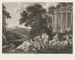 Pierre Antoine Marchais, Laurent de La Hyre, Jean Mathieu – Laban hľadá ukradnuté idoly v Jakubovej truhlici 