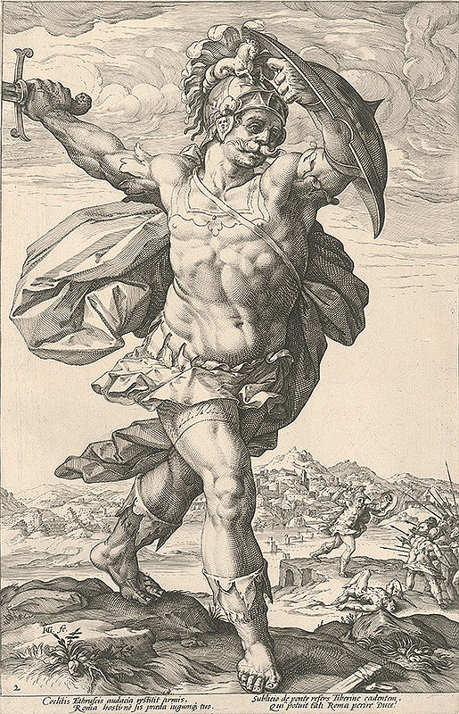 Hendrick Goltzius – Horatius Cocles (2) 