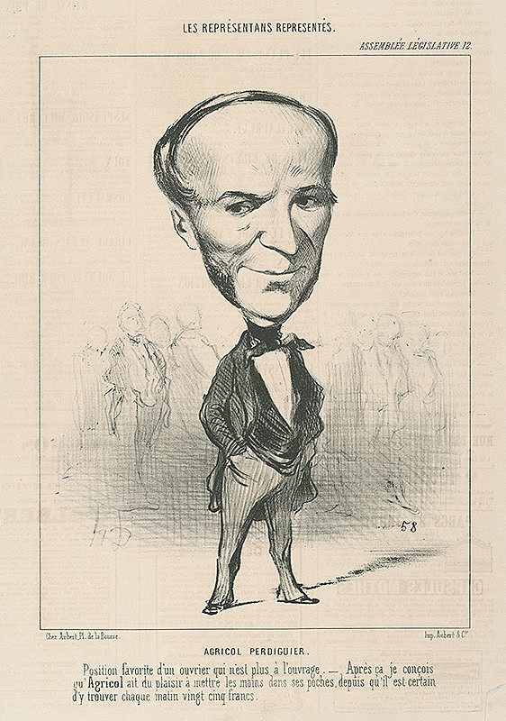 Honoré Daumier – Agricol Perdiquier