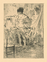 Jean Louis Forain – Preobliekanie 