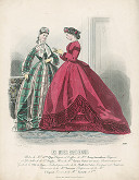 Francois Claudius Compte-Calix, A. Carrache – Les Modes Parisiennes. Modely Madame Ghys 