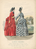 François-Claudius Compte-Calix, E. Bracquet – List z módneho časopisu Les Modes Parisiennes. Módne návrhy Madame Ghys 